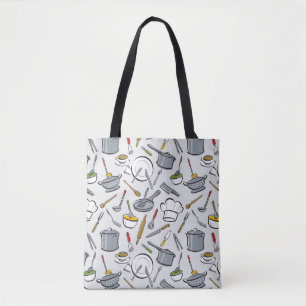 Kitchen Tools Pattern Tote Bag