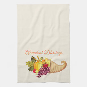 Kitchen Towel-Abundant Blessings Tea Towel