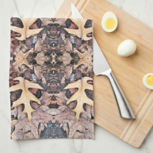 Kitchen Towel - Autumn Oak Leaves