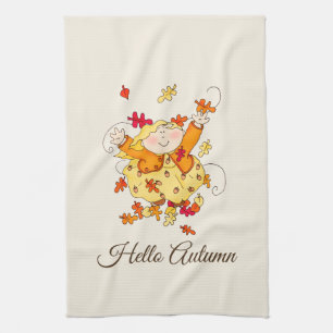 Kitchen Towel-Autumn Tea Towel