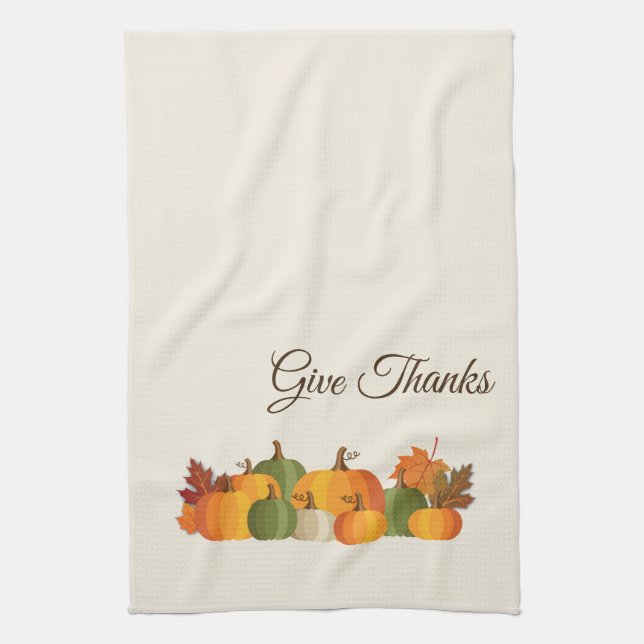 Kitchen Towel-Autumn Tea Towel (Vertical)