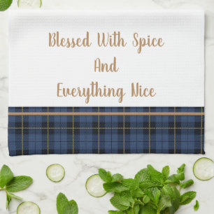 Kitchen Towel-Blessed With Spice and Everything Tea Towel