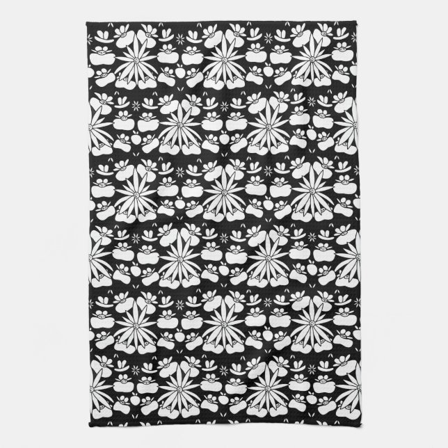 Kitchen towel Blomster shape (Vertical)