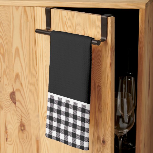 Kitchen Towel-Buffalo Plaid Tea Towel (Thirds Fold)