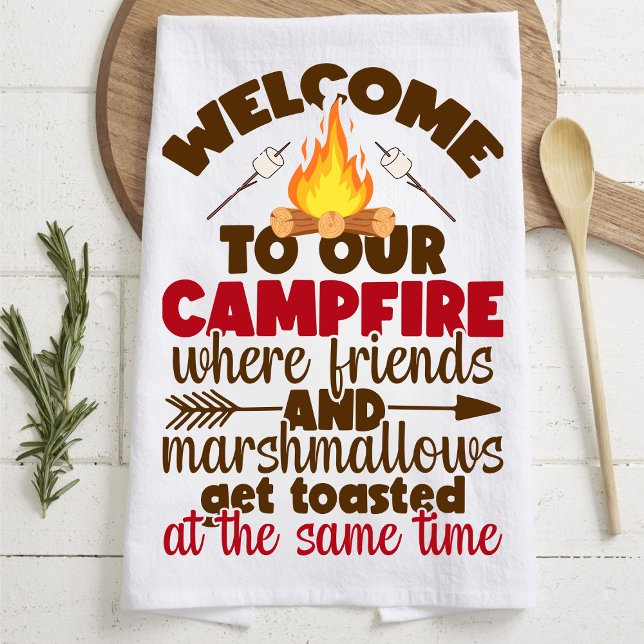 Kitchen Towel, Camping Kitchen Tea Towel, Camper Towel (Creator Uploaded)