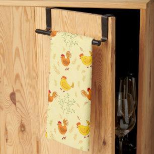 Kitchen Towel-Chickens Tea Towel