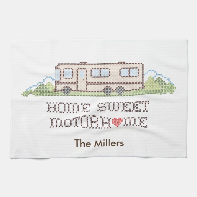 Kitchen Towel - Customise Your Motor Home (Horizontal)