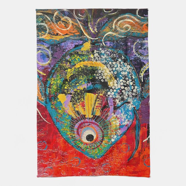 Kitchen Towel Fish (Vertical)