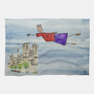 Kitchen Towel: Flying Joanna and Grace Cathedral Tea Towel