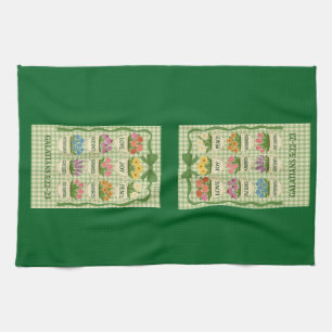 Kitchen towel fruit of Spirit Tea Cups with Flower