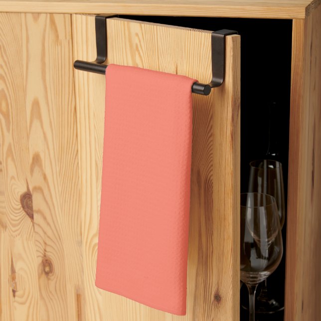 Kitchen Towel-Living Coral Tea Towel (Thirds Fold)