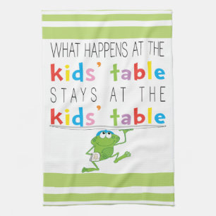 Kitchen Towel "Passover Kid's Table "