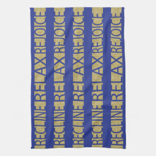 Kitchen Towel Passover RRR/Blue,Gold