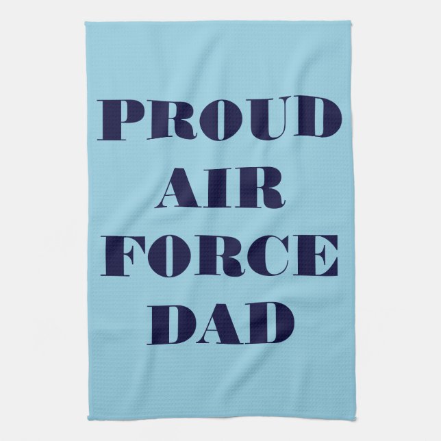Kitchen Towel Proud Air Force Dad (Vertical)