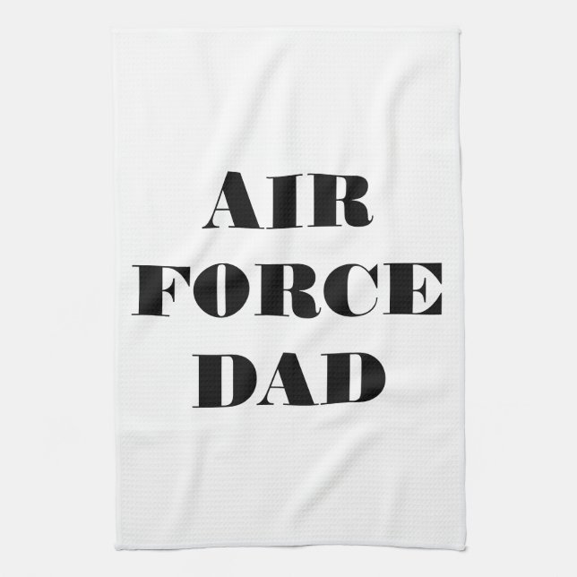 Kitchen Towel Proud Air Force Dad (Vertical)