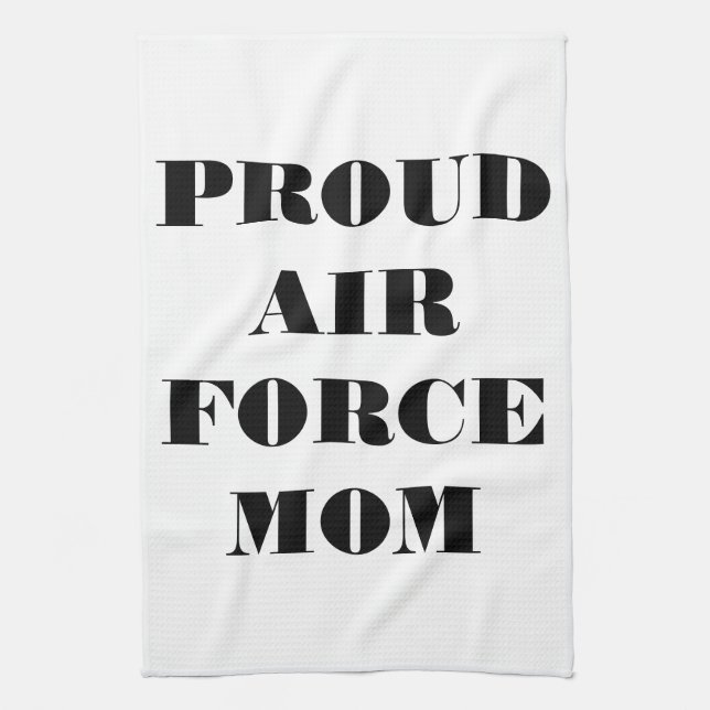 Kitchen Towel Proud Air Force Mum (Vertical)