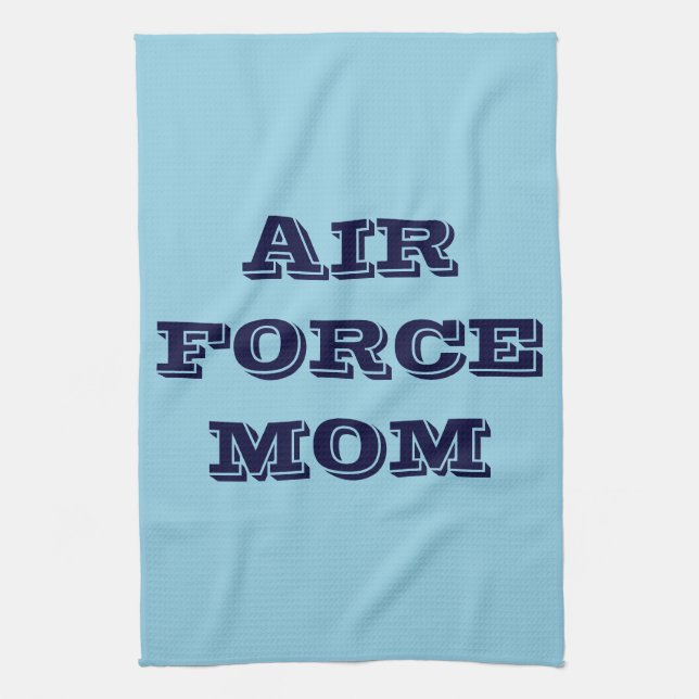Kitchen Towel Proud Air Force Mum (Vertical)