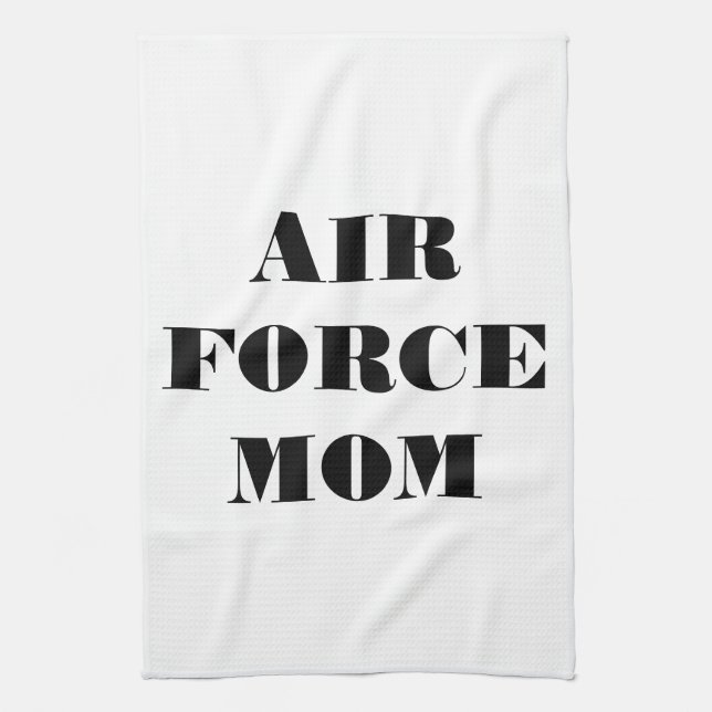 Kitchen Towel Proud Air Force Mum (Vertical)