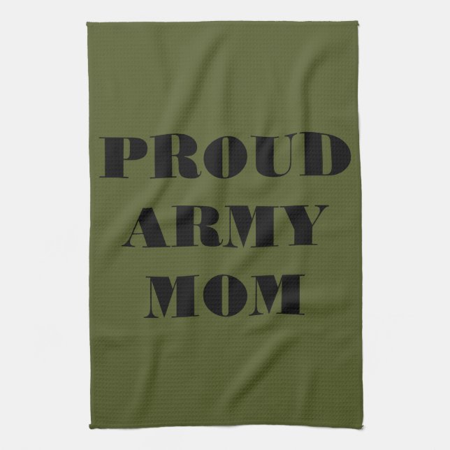 Kitchen Towel Proud Army Mum (Vertical)