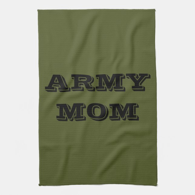Kitchen Towel Proud Army Mum (Vertical)