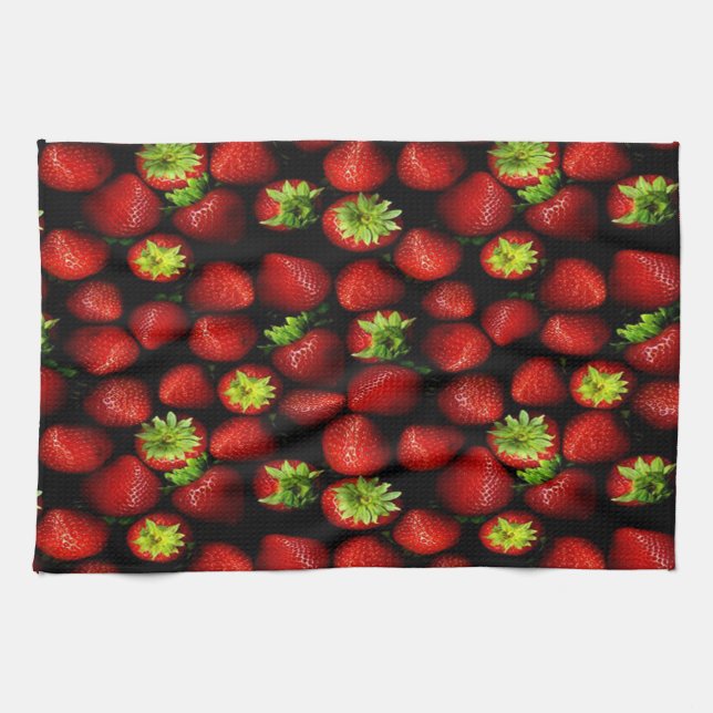 Kitchen Towel/Strawberries Tea Towel (Horizontal)