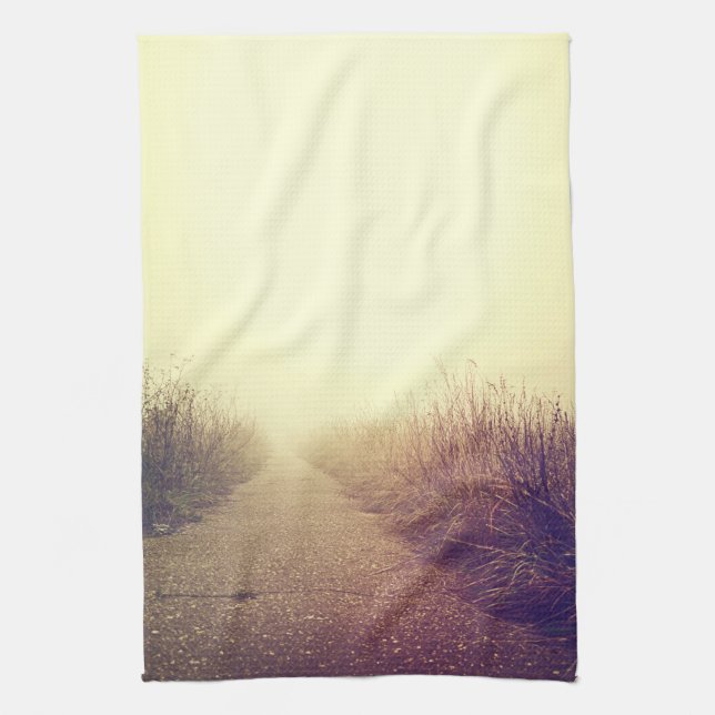 Kitchen Towel Sunrise Pathway Walkway Path Side Wa (Vertical)