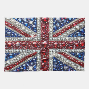 Kitchen towel with British Colours Design