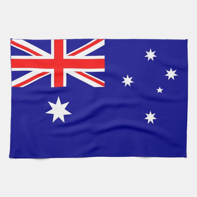 Kitchen towel with Flag of Australia (Horizontal)
