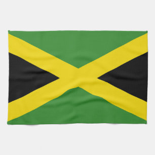 Kitchen towel with Flag of Jamaica