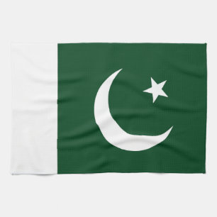 Kitchen towel with Flag of Pakistan