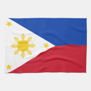 Kitchen towel with Flag of Philippines