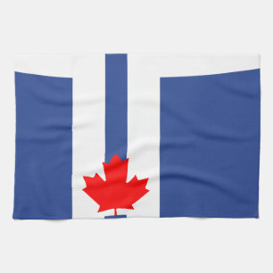 Kitchen towel with Flag of Toronto