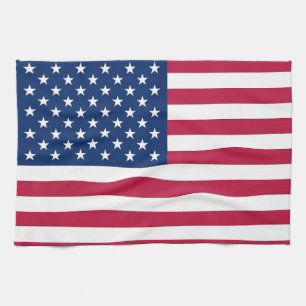 Kitchen towel with Flag of U.S.A.