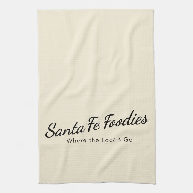 Kitchen Towel with Santa Fe Foodies Logo (Vertical)