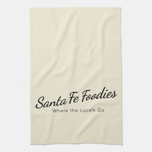 Kitchen Towel with Santa Fe Foodies Logo (Vertical)