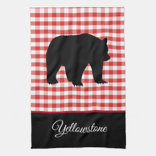 Kitchen Towel-Yellowstone Bear Tea Towel