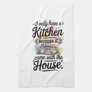 Kitchen Towels-Funny Quote Kitchen Towel