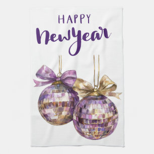 Kitchen Towels-Happy New Year Kitchen Towels