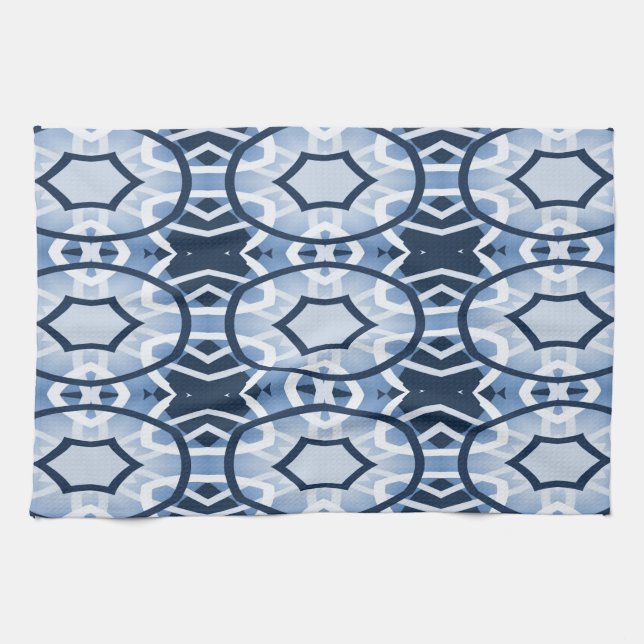 Kitchen Towels Multi colour geometric elegan desig (Horizontal)