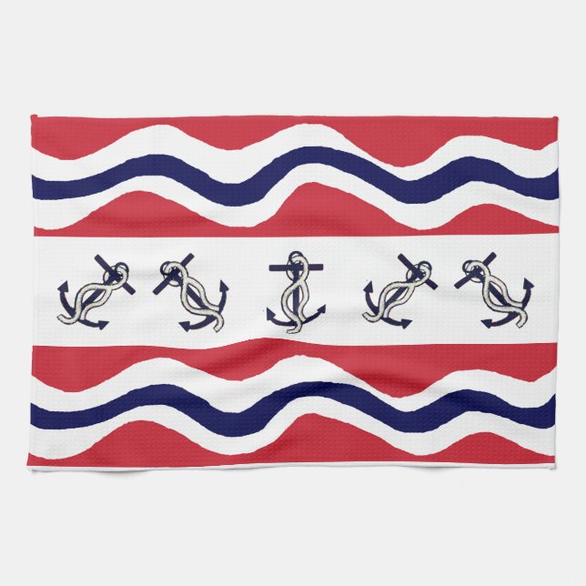 Kitchen Towels Nautical (Horizontal)