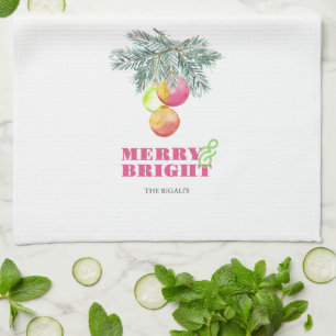Kitchen Towels Personalized Festive