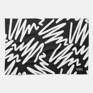 Kitchen Towels with Black and White DooWop
