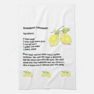 Kitchen Towels With Homemade Lemonade Recipe