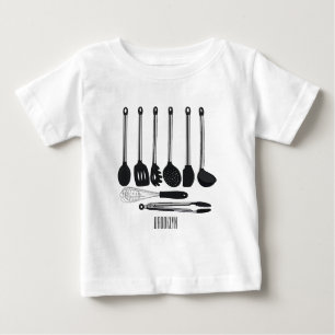 Kitchen utensil cartoon illustration baby T-Shirt