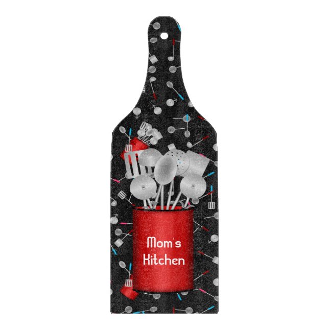 Kitchen Utensils,Black-CUTTING BOARD PADDLE (Front)