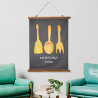 Kitchen Utensils Black White Vintage