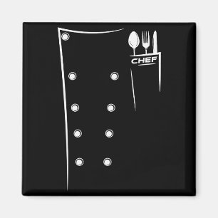 Kitchen Utensils Design Chef Culinary Outfit  Magnet