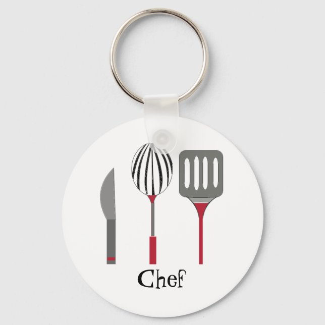 Kitchen Utensils Key Ring (Front)