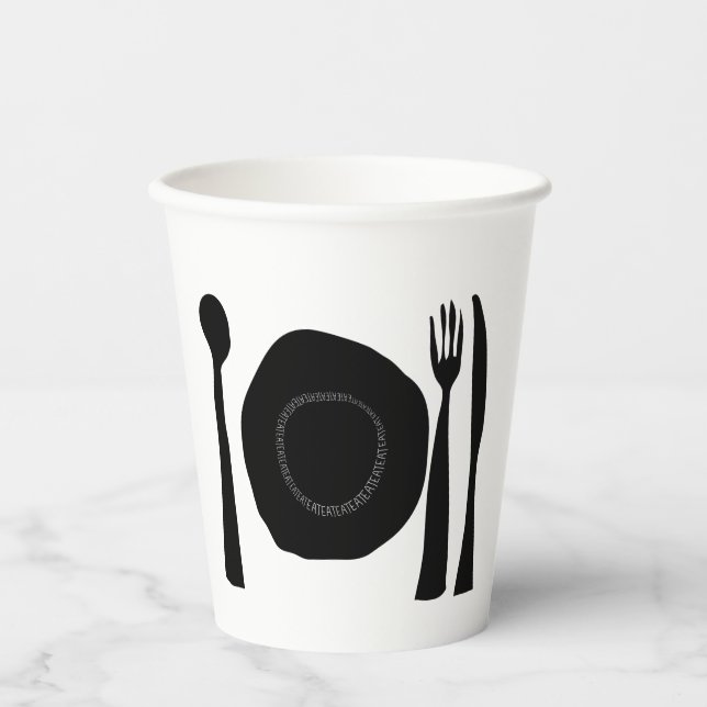 Kitchen Utensils  Paper Cups (Front)