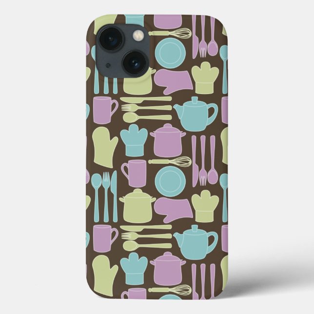Kitchen Utensils Pattern 2 Case-Mate iPhone Case (Back)